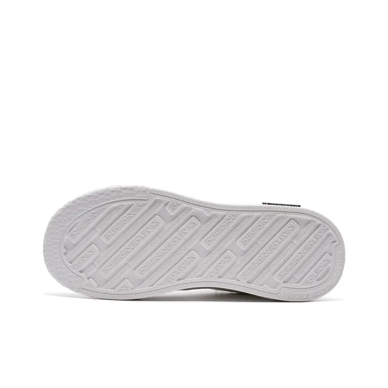 XTEP 1987 Collection Slip Resistant, Abrasion Resistant, Breathable Low Top Casual Shoes Women's Sail White-5