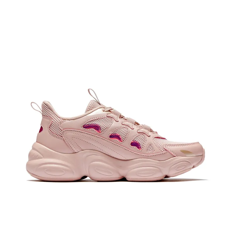 361° Cushioning, Wear Resistant Low Top Casual Shoes Women's Pink-1