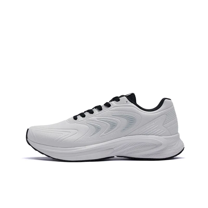 361° Cushioning Wear-Resistant Low-Top Casual Running Shoes Men's Gray-0
