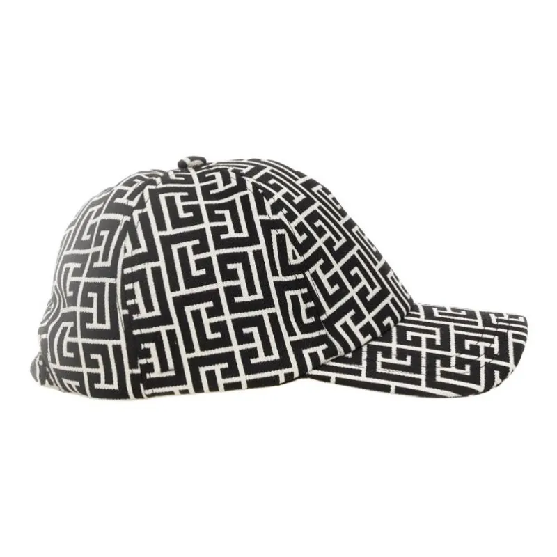 BALMAIN Monogam Jacquard Wool Cap-1