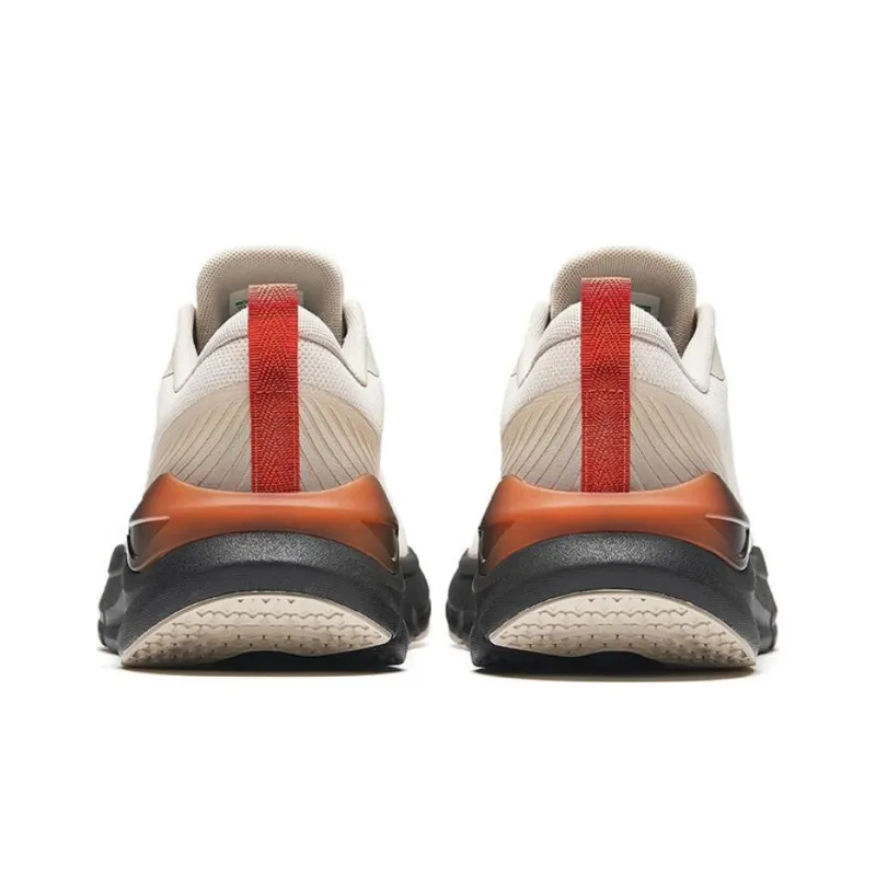 Anta Cushioning Low Top Running Shoes Men's Beige Black-3