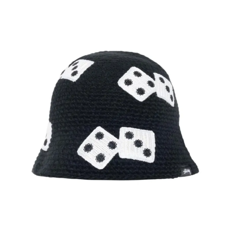 Stussy Dice Knit Bucket Hat-4