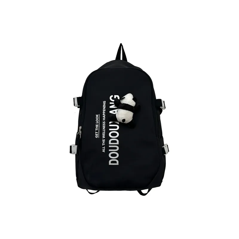 GEERDUN Nylon Backpack Tubas Unisex Black/Red/Blue-0