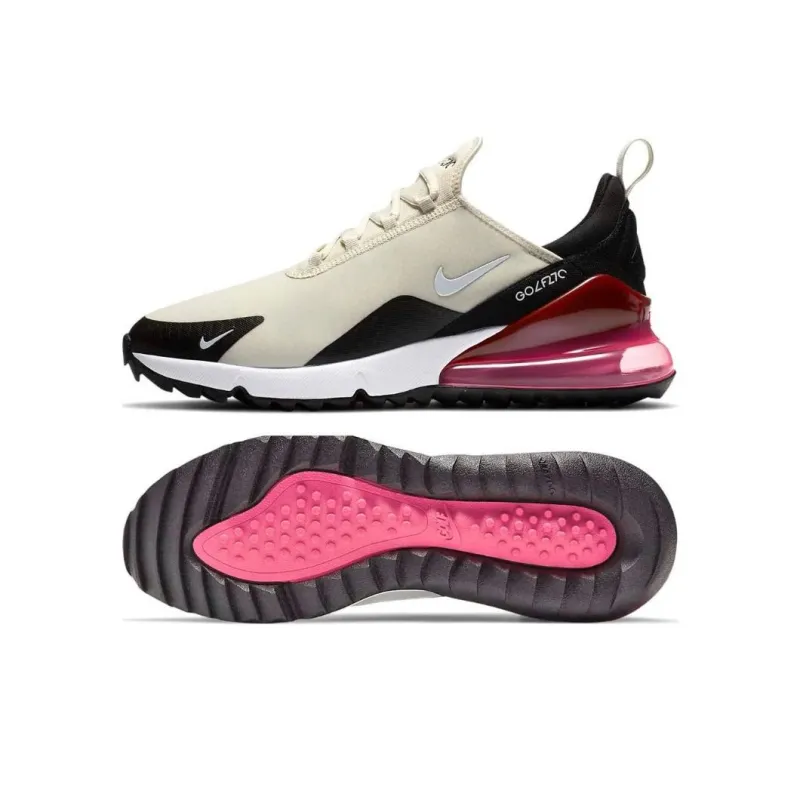 Nike Air Max 270 Golf Light Bone Hot Punch-4