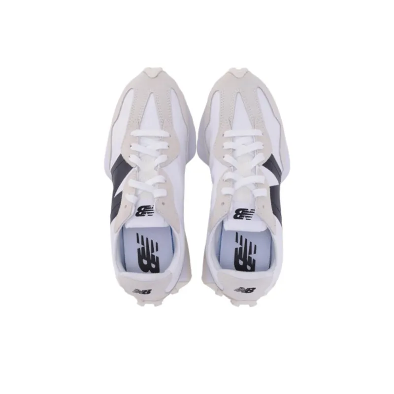 New Balance NB 327 Anti Slip Wear Resistant Low Top Casual Shoes Women's Beige White Black-3
