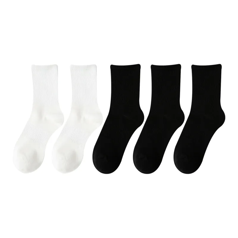 XXLLG Mid Calf Socks Unisex 5 Pack-5