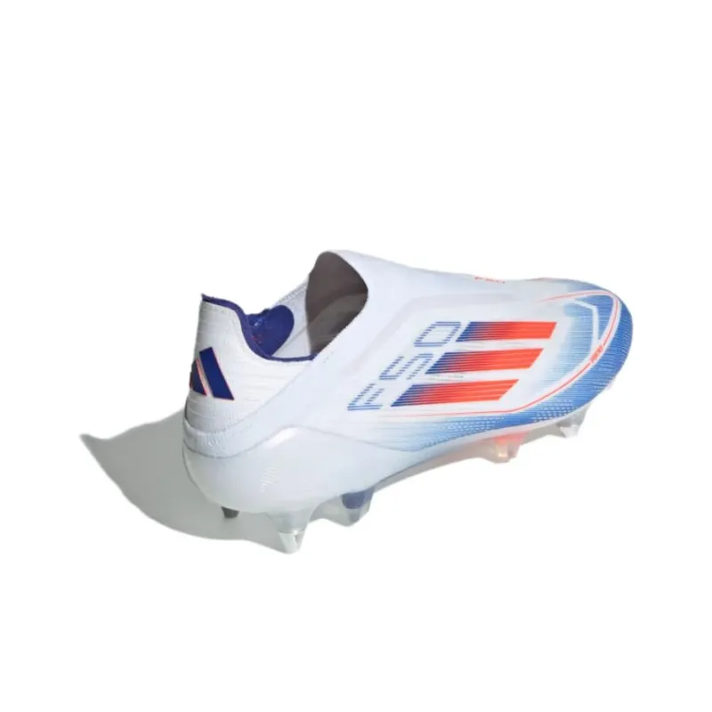 Adidas F50 Elite Laceless Sg Cloud White Solar Red Lucid Blue-3