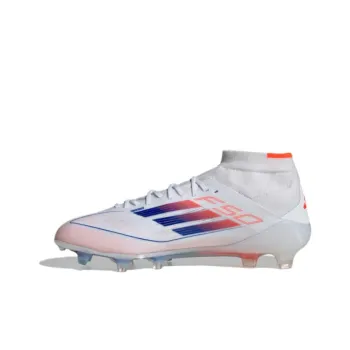 Adidas F50 Elite Mid Fg Cloud White Lucid Blue Solar Red Women's