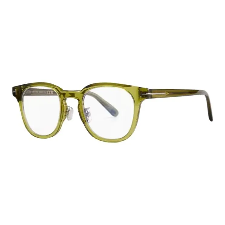 TF Plate Frame Oval Eyeglass Frames Unisex Multicolor-3