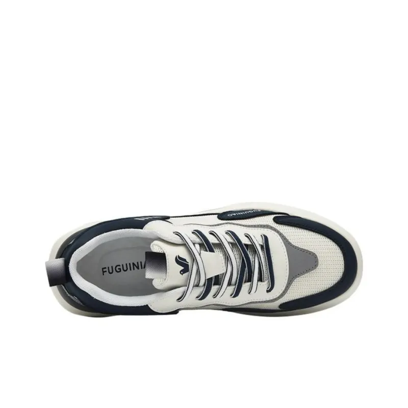 Rich Birds Breathable Height Increasing Slip-Resistant Low-Top Casual Shoes Men's-3