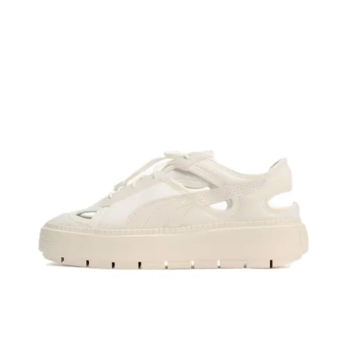PUMA Trace Light Slip Resistant, Abrasion Resistant, Breathable Low Top Casual Shoes Women's Ecru