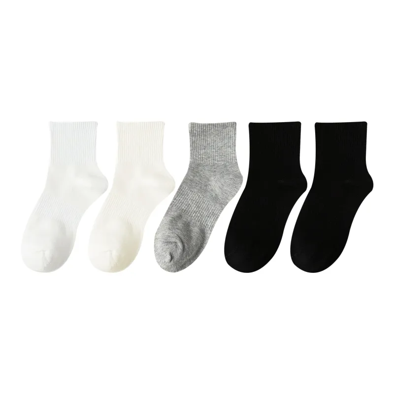 XXLLG Mid Calf Socks Unisex 5 Pack-0