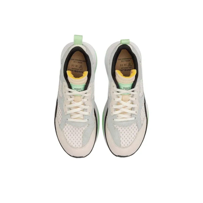 BRANDBLACK Forma Low-Top Casual Shoes Women's White Cyan-3