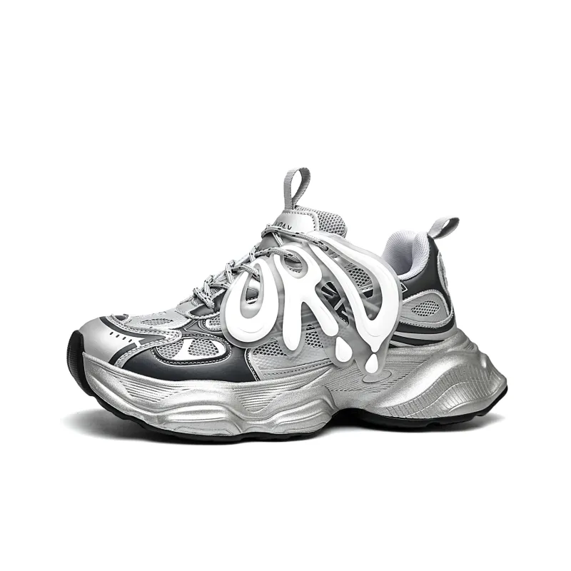 ORD Casual Shoes Unisex Low Top Silver-1