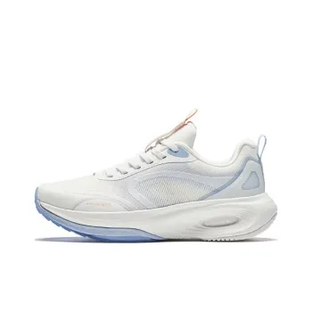 Anta Spirit Arc Slip Resistant Low Top Running Shoes Women's White Blue