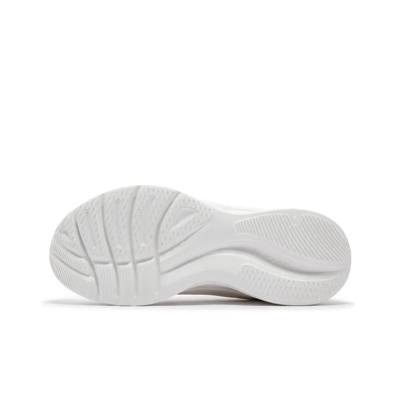 361° Cushioning Wear Resistant Low Top Casual Running Shoes Women's White-6