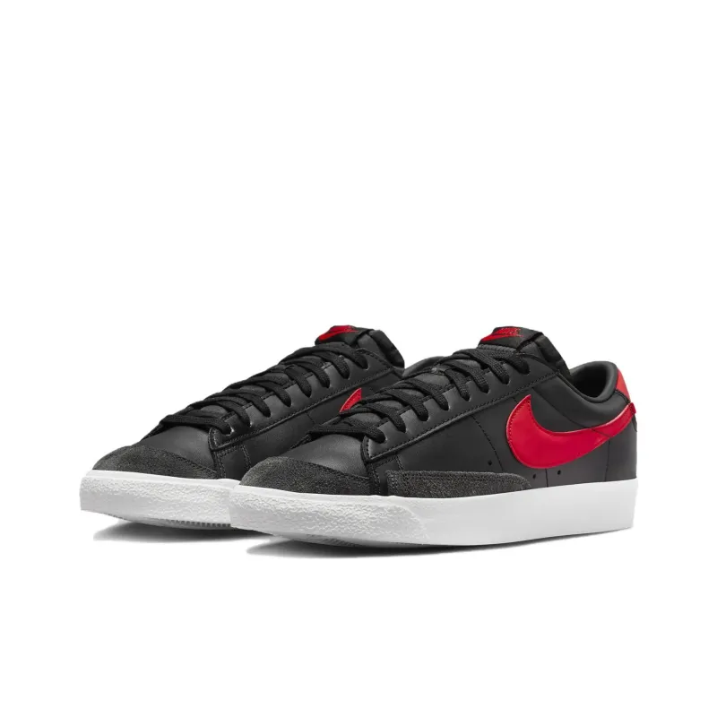 Nike Blazer Low '77 Vintage Black University Red Anthracite White-2