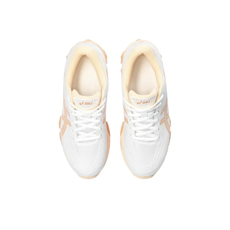 Asics GEL-Quantum 360 7 Non-slip Wear-resistant Shock Absorption Low-Top Casual Running Shoes Women's White Orange-2