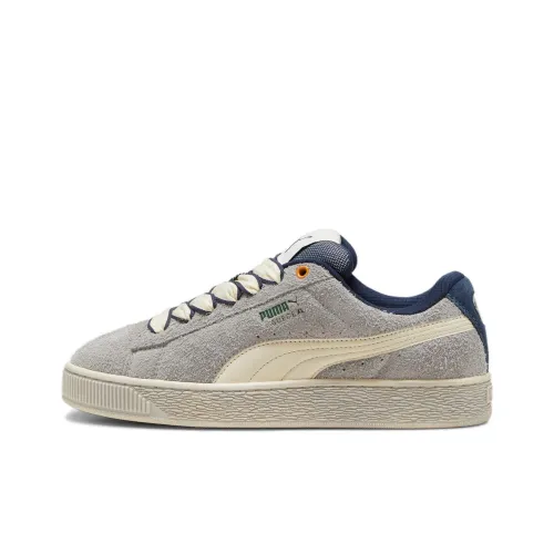 PUMA Suede XL Non-slip Lightweight Low-Top Skateboard Shoes Unisex Gray