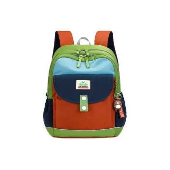 Almost Bear Nylon With Nylon Backpack Regular Women's Sun Orange/Dynamic Yellow/Strawberry Pink/Mint Green