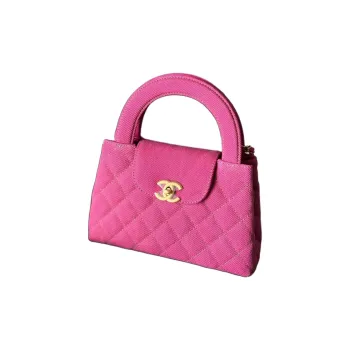 CHANEL Metal Shoulder Bag, Crossbody Bag, Handbag Mini Women's Rose Red