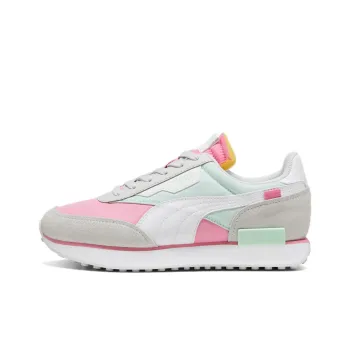 PUMA Future Rider Slip Resistant Low Top Casual Running Shoes Unisex Pink