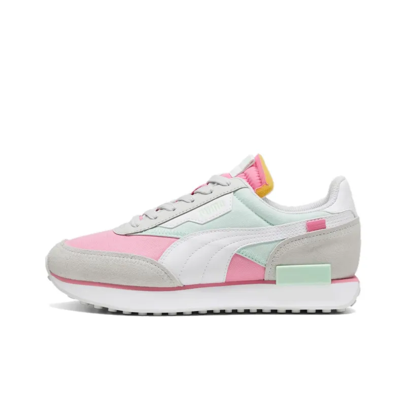 PUMA Future Rider Slip Resistant Low Top Casual Running Shoes Unisex Pink-0