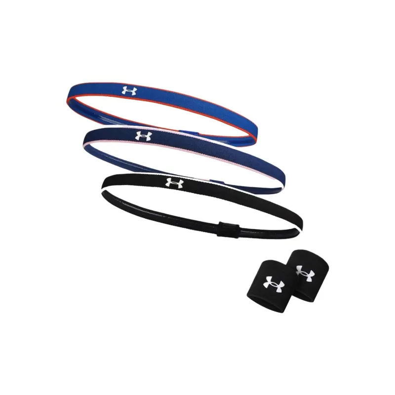Under Armour Sweatbands Elastic 3 Pack, Multicolor Combination Unisex-5