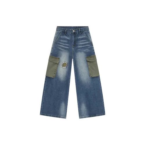 Voguo Relay Jeans Unisex Military Blue