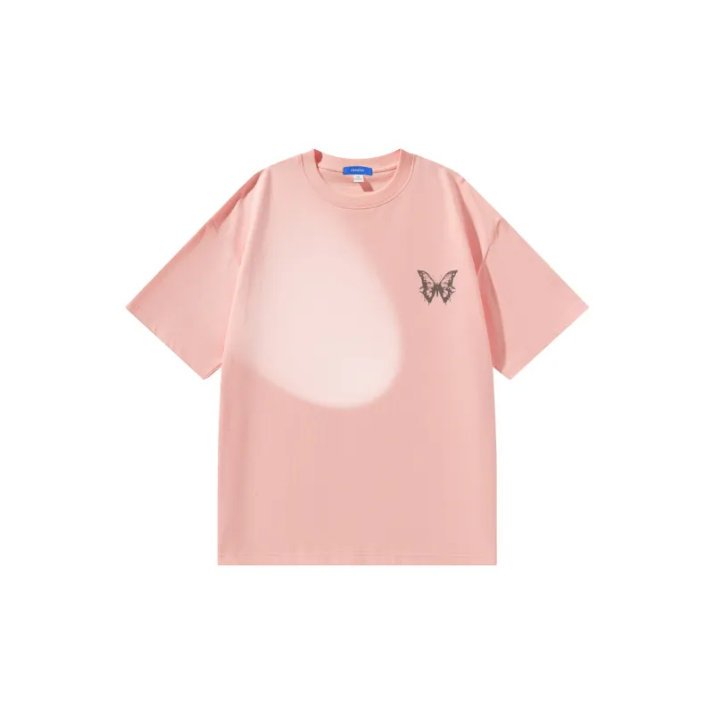 PEIMENG Short Sleeved T Shirts Unisex Comes With Necklace-3