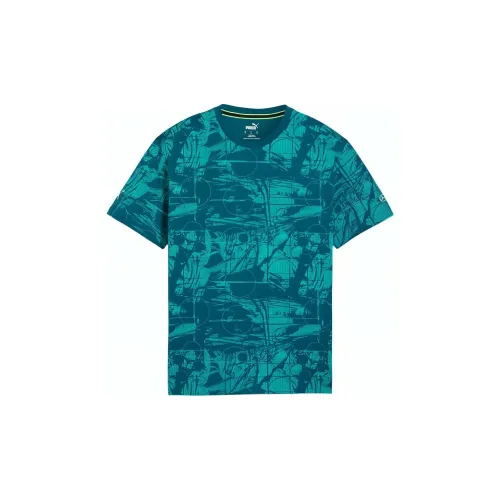 PUMA Mercedes-AMG Petronas F1 T-Shirts Men Blue