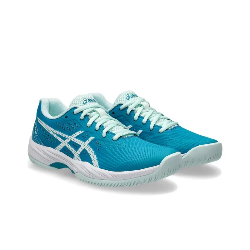 Asics Gel Game 9 Teal Blue White Women's-2