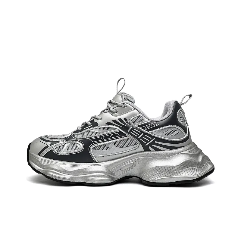 ORD Casual Shoes Unisex Low Top Silver-3