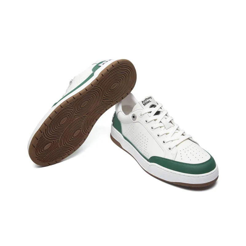 Anthony Miles Low Top Skateboard Shoes Men's White-2