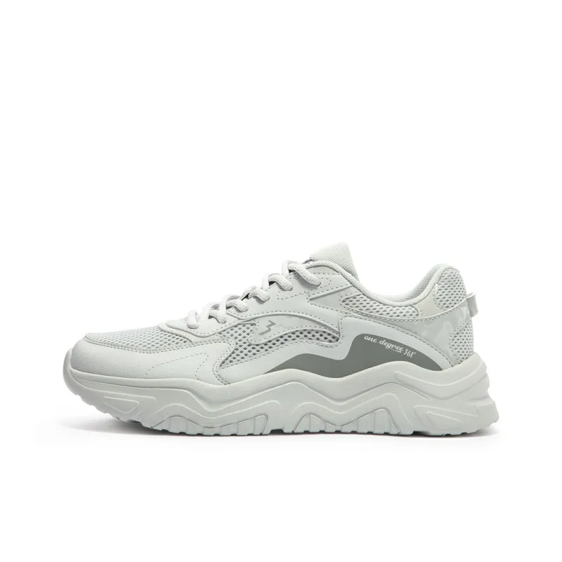 361° Cushioning Abrasion Resistant Breathable Low Top Casual Running Shoes Men's Gray-0