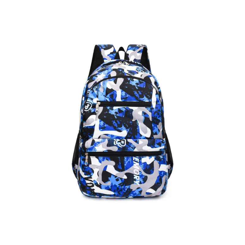 BAODIDAISHU Oxford Backpack Laptop Bag Backpack Unisex Black/Orange/Green/Blue-13