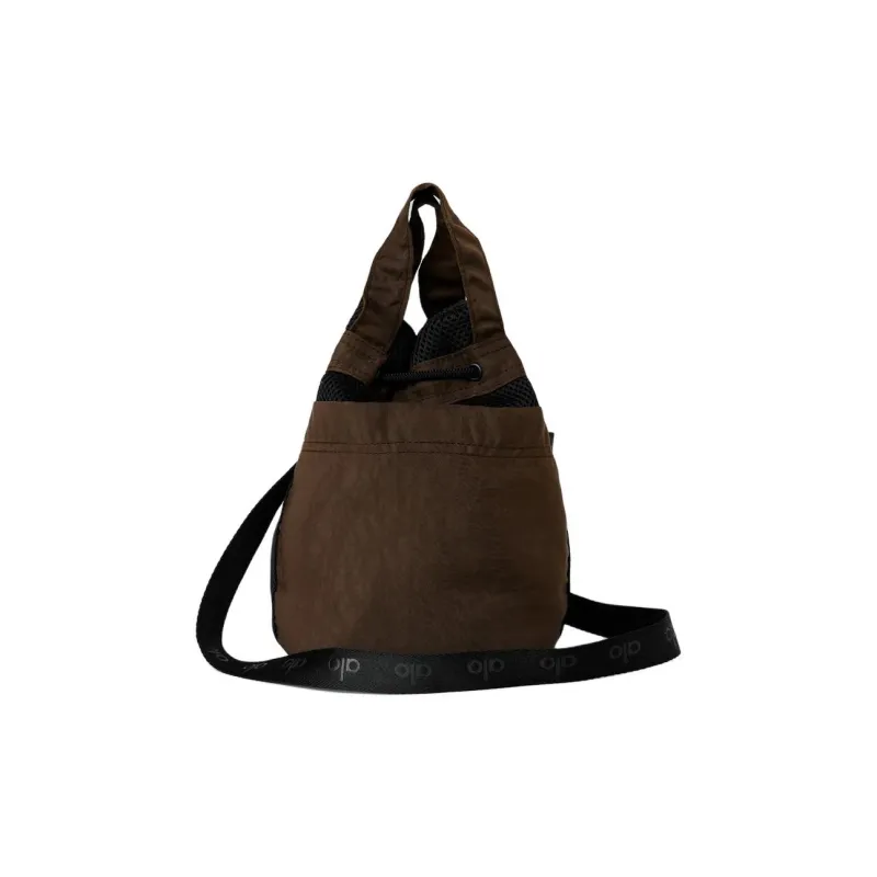 Alo Yoga Nylon Backpack Regular Unisex Dark Coffee & Black-1