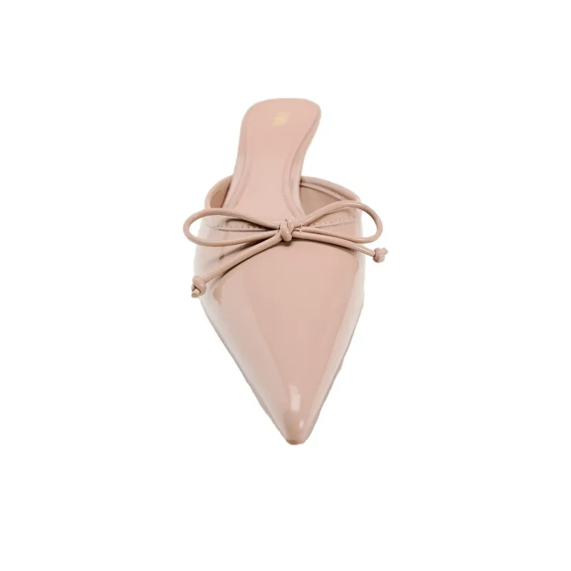 ZARA Abrasion-Resistant Wrap-toe Slippers Women's Pink-2