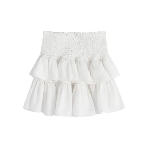 KING PRINCE Casual Short Skirts Women's White