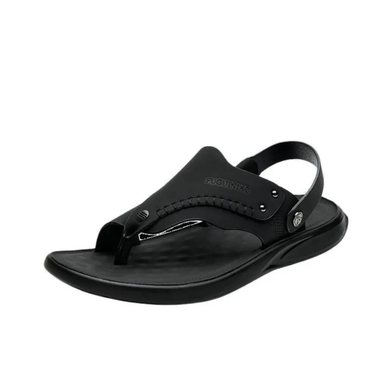 Rich birds Beach Sandals Men Brown/Black-4