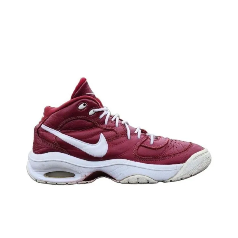 Nike Cushioning Anti-Slip And Wear-Resistant High-Top Vintage Basketball Shoes Men's Russet-1