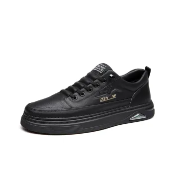 Bull charm Casual Shoes Men Low Top Black/White/Beige