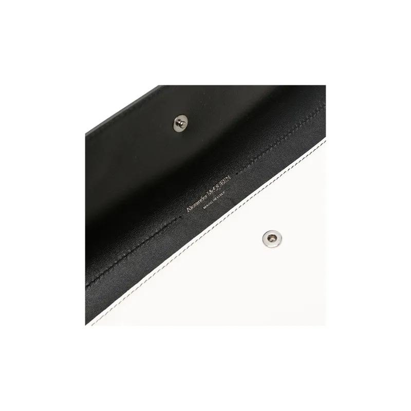 Alexander McQueen Calfskin Clutch Women's Ivory White-3
