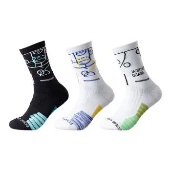 B&C.Room Basketball Socks Men's 3 Pack