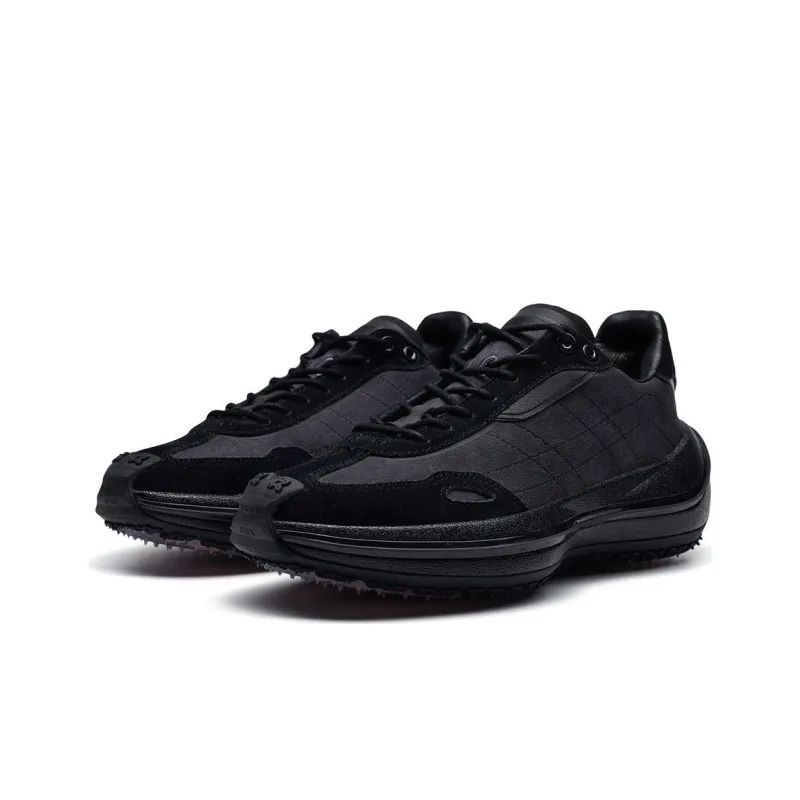 XTEP 1987 Collection Slip Resistant Breathable Low Top Casual Shoes Men's Black-2