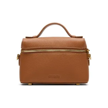 Staccato Cow Leather One Shoulder Handbag Women's Desert Brown/Milk Tea Apricot/Moss Green