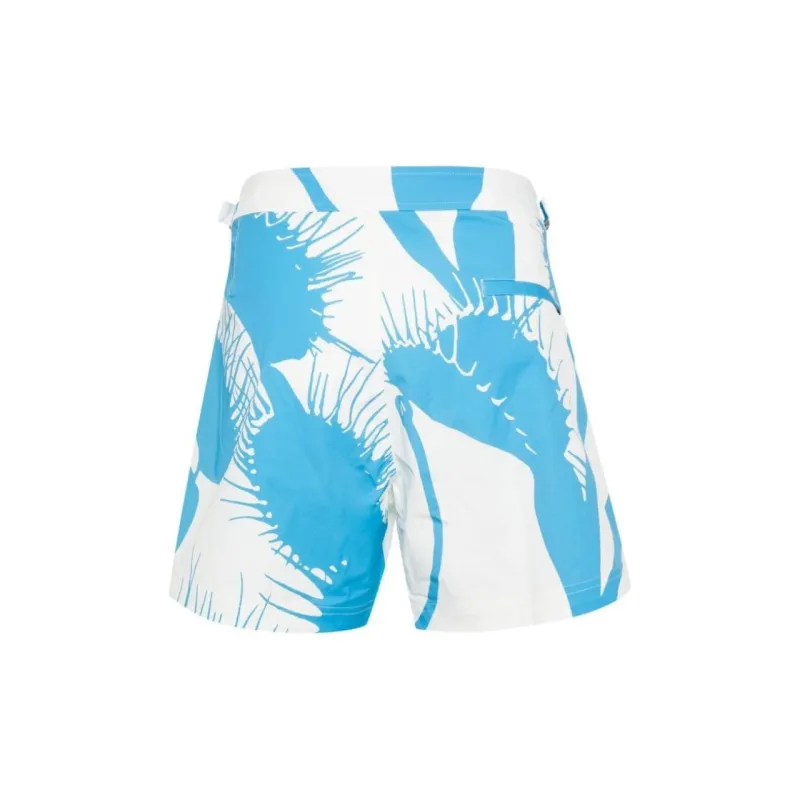 Ferragamo Venus print Swim Shorts-1