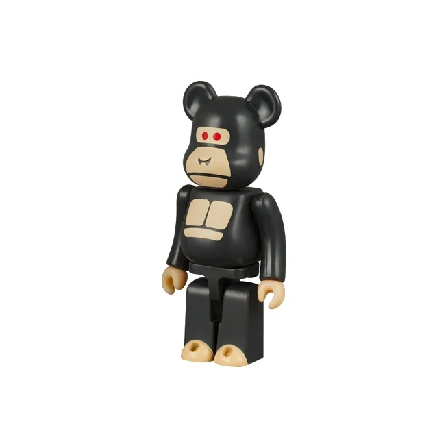 BE@RBRICK x XLARGE LITTLE FRIEND Black Hang Tag Box 100% 7cm-1
