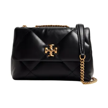 TORY BURCH Kira Leather Crossbody Bag Shoulder Bag Small Size Women's Black