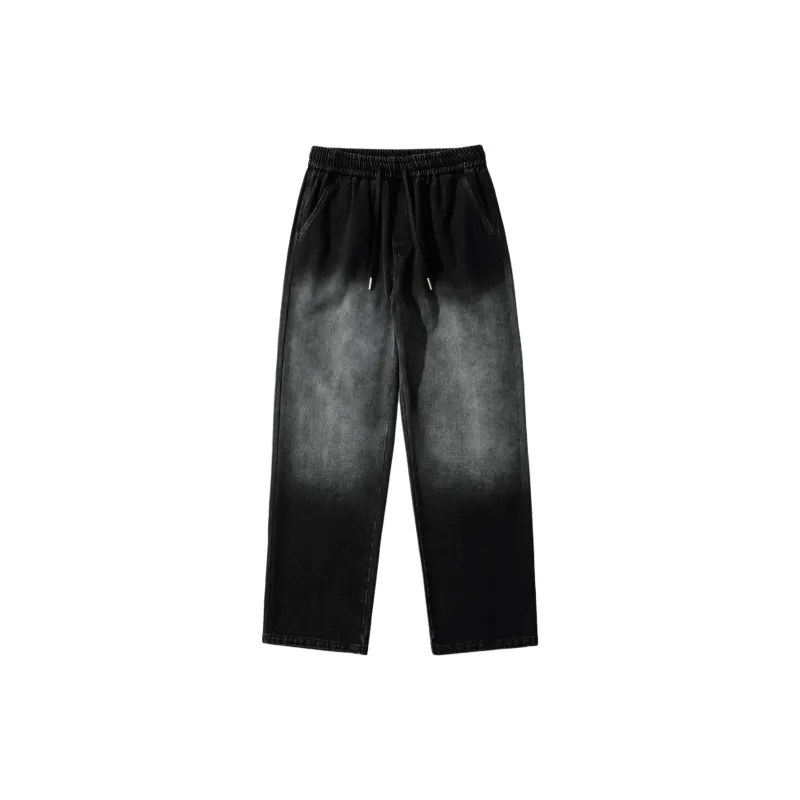 WOOD SOON Jeans Men Washed Black-1